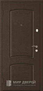 Уличная дверь с МДФ для дома №524 внутренняя - фото