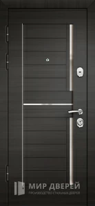 Дверь металлическая модерн эко-венге №6 внутренняя - фото