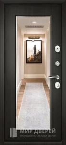 Одностворчатая входная дверь МДФ ПВХ №14 внутренняя - фото