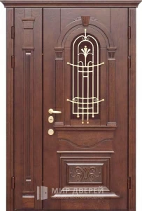 Дверь в коттедж входная с терморазрывом №372 внешняя - фото