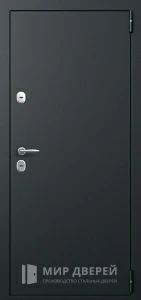 Входная дверь классика белая №6 внешняя - фото