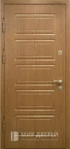 Уличная трехконтурная дверь с МДФ №28 внутренняя - фото