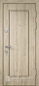 Входная дверь в каркасный дом №1 внешняя - фото