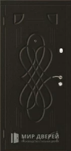 Дверь антивандальная с броненакладками №24 внутренняя - фото