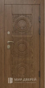 Дверь наружная филенчатая №14 внешняя - фото