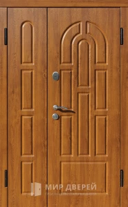 Дверь 1300х2100 двухстворчатая входная №9 внешняя - фото