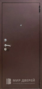 Дверь антивандальная с броненакладками №24 внешняя - фото