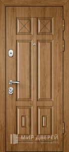 Входная дверь в квартиру с шумоизоляцией и зеркалом №36 внешняя - фото