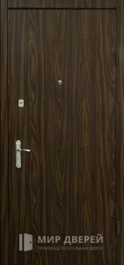 Уличная дверь с МДФ панелью в таунхаус №6 внешняя - фото