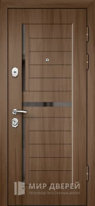 Входная дверь покрытая шпоном №19 внешняя - фото