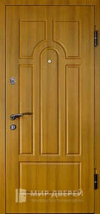 Входная уличная дверь в частный дом №43 внешняя - фото