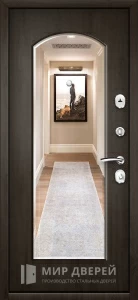 Входная дверь в квартиру с шумоизоляцией и зеркалом №36 внутренняя - фото