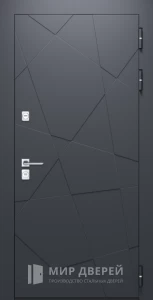 Дверь входная дизайнерская в квартиру №35 внешняя - фото