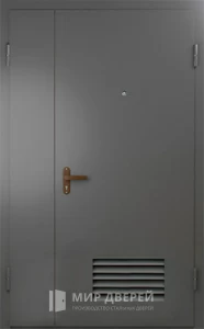 Вентиляционная дверь в котельную №11 внешняя - фото