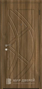 Металлическая дверь с МДФ накладкой №388 внешняя - фото