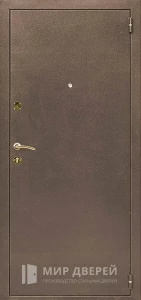 Входная дверь в дом с зеркалом №67 внешняя - фото