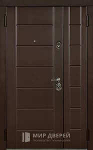 Входная дверь уличная двухстворчатая №13 внутренняя - фото