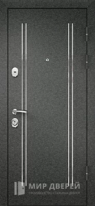 Дверь со шпонированными панелями №24 внешняя - фото